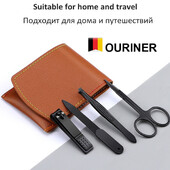 Φορητό σετ ψαλιδιών νυχιών Σετ μανικιούρ Κιτ πεντικιούρ Νυχοκόπτη εργαλείων Ταξιδιωτική θήκη περιποίησης