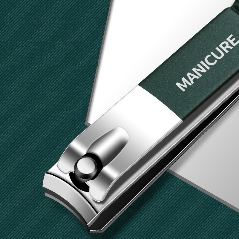 18vnt/rinkinys Nagų kirpimo rinkinys nerūdijančio plieno nagų kirpimo mašinėlių rinkinys su sulankstomu maišeliu Manikiūro rinkiniai Žirklės makiažo grožio priemonė