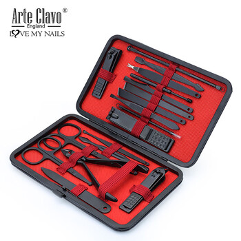 Arte Clavo Professional Nail Cutter σετ ψαλιδιών μανικιούρ από ανοξείδωτο ατσάλι Eagle Hook φορητό σετ εργαλείων νυχοκόπτη πεντικιούρ