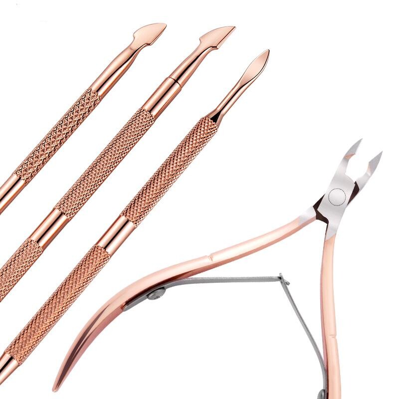 Clipper pentru unghii, portabil din oțel inoxidabil, pensete pentru pile de unghii, set de tuns, foarfece profesionale cu cutie, truse de tăiat manichiură