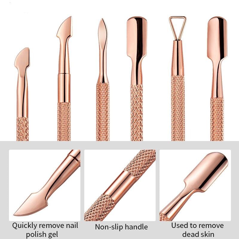 Clipper pentru unghii, portabil din oțel inoxidabil, pensete pentru pile de unghii, set de tuns, foarfece profesionale cu cutie, truse de tăiat manichiură