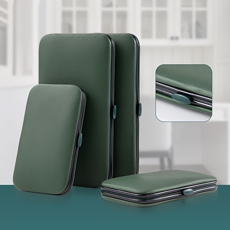 Set profesional de 7-18 piese pentru îngrijirea unghiilor Set de manichiură și pedichiură din oțel inoxidabil cu husă de călătorie pentru îngrijirea în mișcare