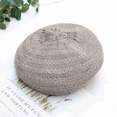 WZCX 2019 Νέα κορεατική έκδοση Hollow μονόχρωμο αναπνεύσιμο μπερέ Casual Tide Καλοκαιρινό ρυθμιζόμενο γυναικείο καπέλο Καπέλο για ενήλικες