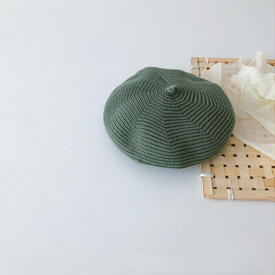 Žieminės beretės Vienspalvės megztos vilnonės kepuraitės kepuraitės šiluminės galvos juostos kepuraitės naujagimių fotografijos rekvizitai vaikams berniukui mergaitei