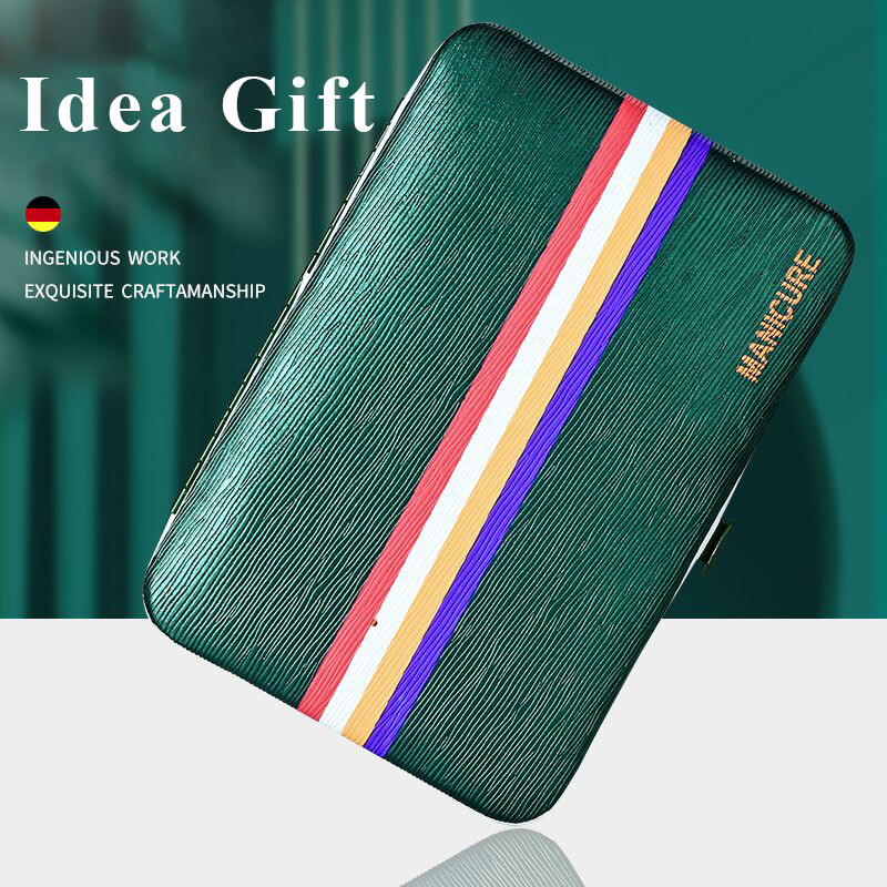 Visokokvalitetni set rezača za nokte od 19 komada Set škarica za nokte od nehrđajućeg čelika sa sklopivom torbom Setovi za manikuru Škare Šminka Alat za uljepšavanje