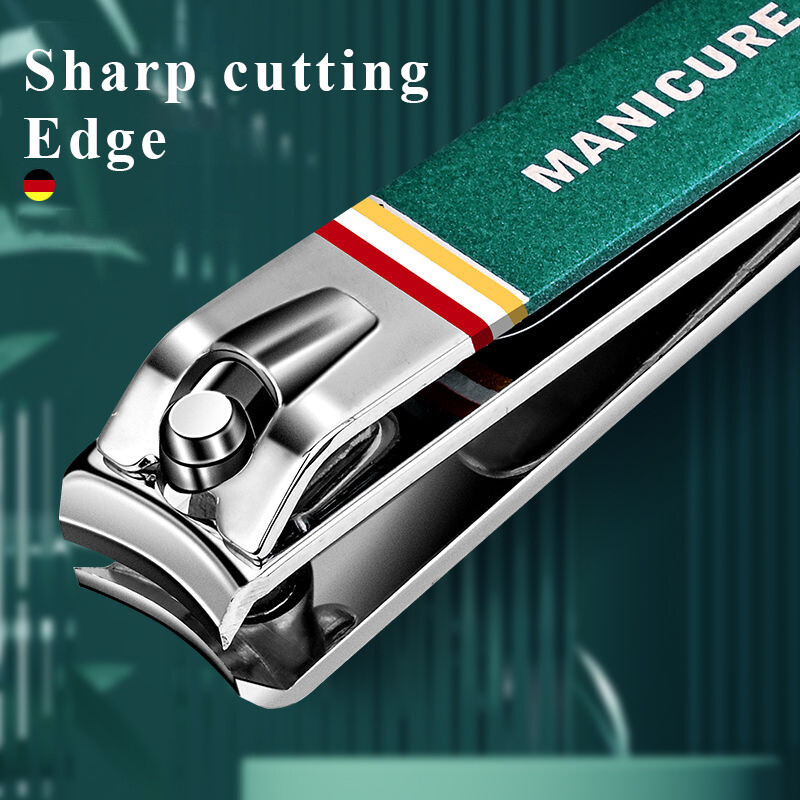 Visokokvalitetni set rezača za nokte od 19 komada Set škarica za nokte od nehrđajućeg čelika sa sklopivom torbom Setovi za manikuru Škare Šminka Alat za uljepšavanje