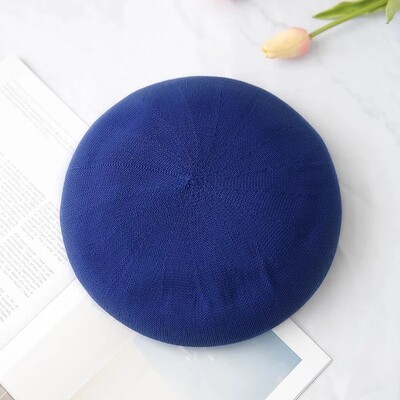 Νέο καπέλο μπερέ 11 χρωμάτων μασίφ γυναικείο πλεκτό ακρυλικό καπέλο άνοιξη καλοκαίρι φθινόπωρο καπέλο μονόχρωμο κορυφαία ποιότητα Γυναικεία Boina Χονδρική