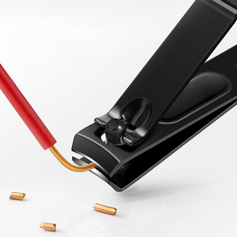 6-kom prijenosni luksuzni setovi za manikuru Kompleti za pedikuru Svijetlo crni set škarica za nokte Alati za osobnu njegu Škare za obrve