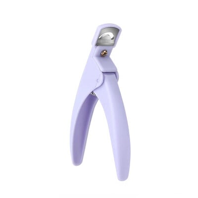 Foarfece franțuzești pentru unghii false în formă de U Dispozitiv de tăiat unghii cu cap profesional din oțel inoxidabil Gel acrilic Dispozitiv de tăiat pentru unghii false franceze