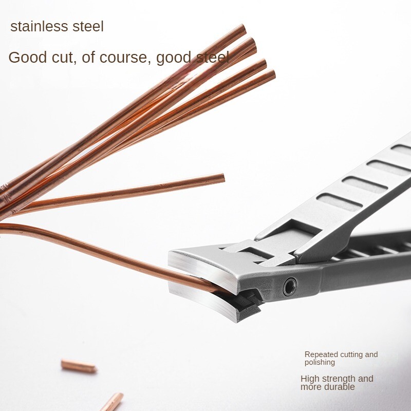 Itin plonos nagų kirpimo mašinėlės sulankstomos nešiojamos kelioninės pirštų nagų pakabukas, nagų žirklės, nerūdijančio plieno manikiūro įrankiai