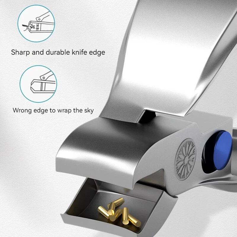 1vnt Profesionalios mini nagų kirpimo mašinėlės Aukštos kokybės nerūdijančio plieno didelio atsidarymo manikiūro nagų kirpimo mašinėlė įaugusių kojų nagų kirpimo mašinėlė