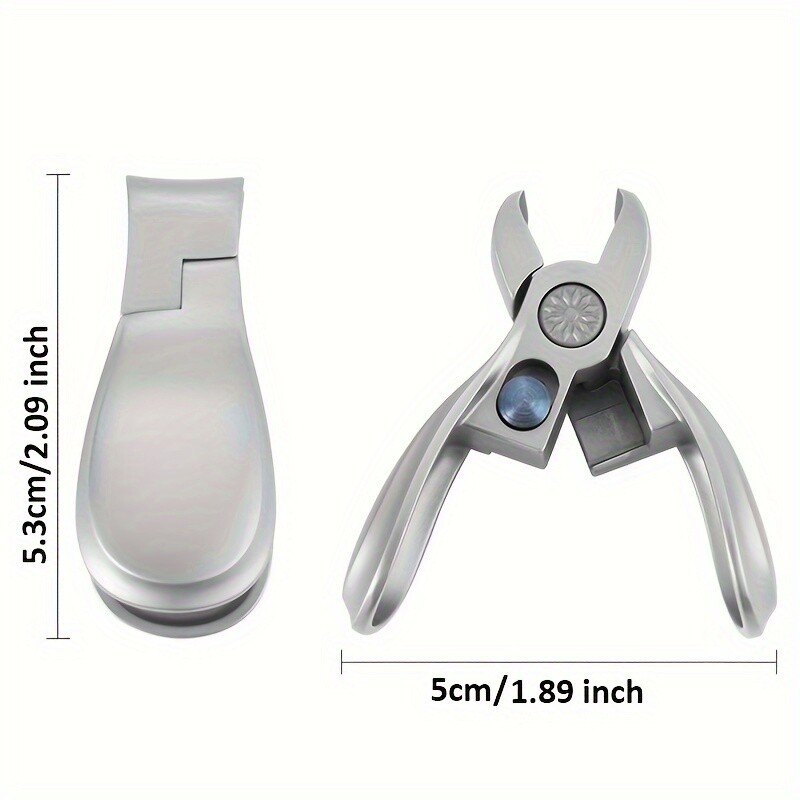 1vnt Profesionalios mini nagų kirpimo mašinėlės Aukštos kokybės nerūdijančio plieno didelio atsidarymo manikiūro nagų kirpimo mašinėlė įaugusių kojų nagų kirpimo mašinėlė