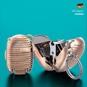 Naujas mini sulankstomas Sharp nerūdijančio plieno nagų kirpimo mašinėlės, nešiojamos manikiūro įrankių nagų kirpimo mašinėlės rinkinys kūrybingi raktų pakabukų priedai