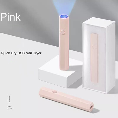 UV lampa za sušenje noktiju Prijenosni USB punjivi UV LED svjetlo za brzo sušenje noktiju Ručna lampa za manikuru za alate za gel lak