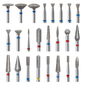 1 bucă freză cu diamant pentru freza pentru curățarea gelului pentru îndepărtarea preaplinului pentru manichiură, pedichiură