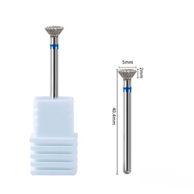 1 bucă freză cu diamant pentru freza pentru curățarea gelului pentru îndepărtarea preaplinului pentru manichiură, pedichiură
