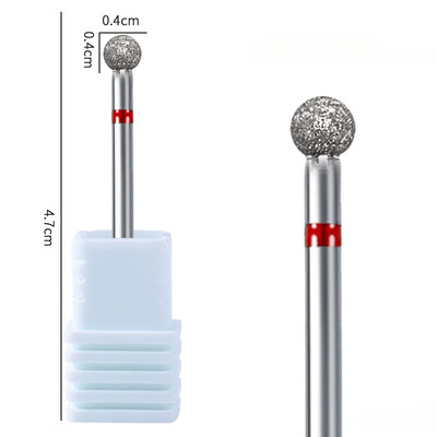 1 bucă freză cu diamant pentru freza pentru curățarea gelului pentru îndepărtarea preaplinului pentru manichiură, pedichiură