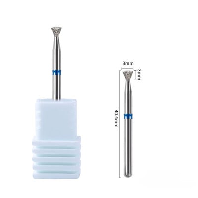 1 bucă freză cu diamant pentru freza pentru curățarea gelului pentru îndepărtarea preaplinului pentru manichiură, pedichiură