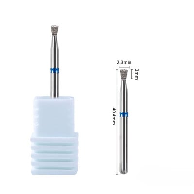 1 bucă freză cu diamant pentru freza pentru curățarea gelului pentru îndepărtarea preaplinului pentru manichiură, pedichiură