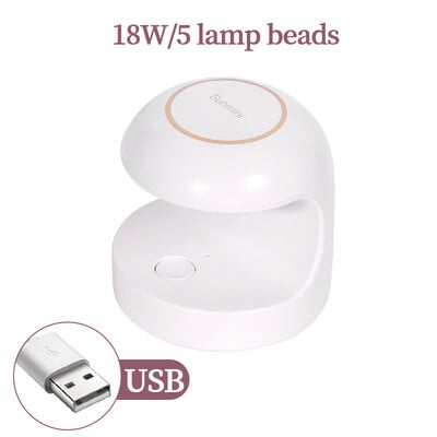 LULAA USB 18 UV svjetla Lampa za sušenje za sušenje gela LED Stroj za fototerapiju noktiju Profesionalni alat za manikuru Salonska oprema