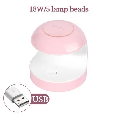 LULAA USB 18 UV svjetla Lampa za sušenje za sušenje gela LED Stroj za fototerapiju noktiju Profesionalni alat za manikuru Salonska oprema