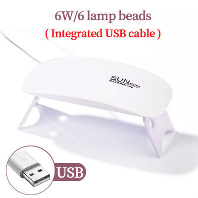 LULAA USB 18 UV svjetla Lampa za sušenje za sušenje gela LED Stroj za fototerapiju noktiju Profesionalni alat za manikuru Salonska oprema