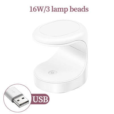 LULAA USB 18 UV svjetla Lampa za sušenje za sušenje gela LED Stroj za fototerapiju noktiju Profesionalni alat za manikuru Salonska oprema