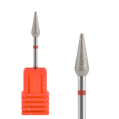 Τρυπάνι νυχιών Ηλεκτρικό μανικιούρ Τρυπάνι φρεζαρίσματος για νύχια Διαμαντένιο κόφτη επιδερμίδας με φλόγα Τρυπάνι νυχιών Clean Bits Burr