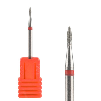 Τρυπάνι νυχιών Ηλεκτρικό μανικιούρ Τρυπάνι φρεζαρίσματος για νύχια Διαμαντένιο κόφτη επιδερμίδας με φλόγα Τρυπάνι νυχιών Clean Bits Burr