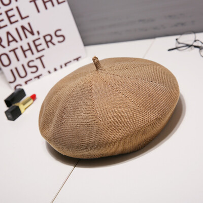 Καλοκαιρινά Καπέλα Μπερέ Γυναικεία Καπέλα Πλεκτά 100% Βαμβακερά Καπέλα Γυναικεία Μπερέ Καπέλο Κόκκαλο Γυναικείο καπέλο Tocas Painter καπέλο