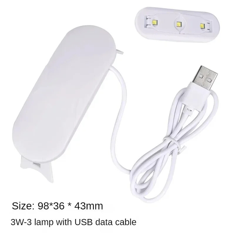 Prijenosna lampa za sušenje noktiju UV LED svjetiljka za nokte za stvrdnjavanje svih gel lakova USB punjiva mašina za brzo sušenje manikure Alati za uređenje noktiju