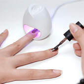 ArteClavo UV LED USB lempa Manikiūras Mini Nail 30S Greitas Džiovinimo Mašina Vieno piršto Nagų Dailės Įrankis Gelis Need Curing Rose Egg Fashion