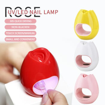 ArteClavo UV LED USB Λάμπα Μανικιούρ Mini Nail 30S Fast Dryer Machine Single Finger Nail Art Tool Gel Need Curing Rose Egg Fashion