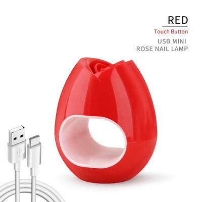 ArteClavo UV LED USB lempa Manikiūras Mini Nail 30S Greitas Džiovinimo Mašina Vieno piršto Nagų Dailės Įrankis Gelis Need Curing Rose Egg Fashion