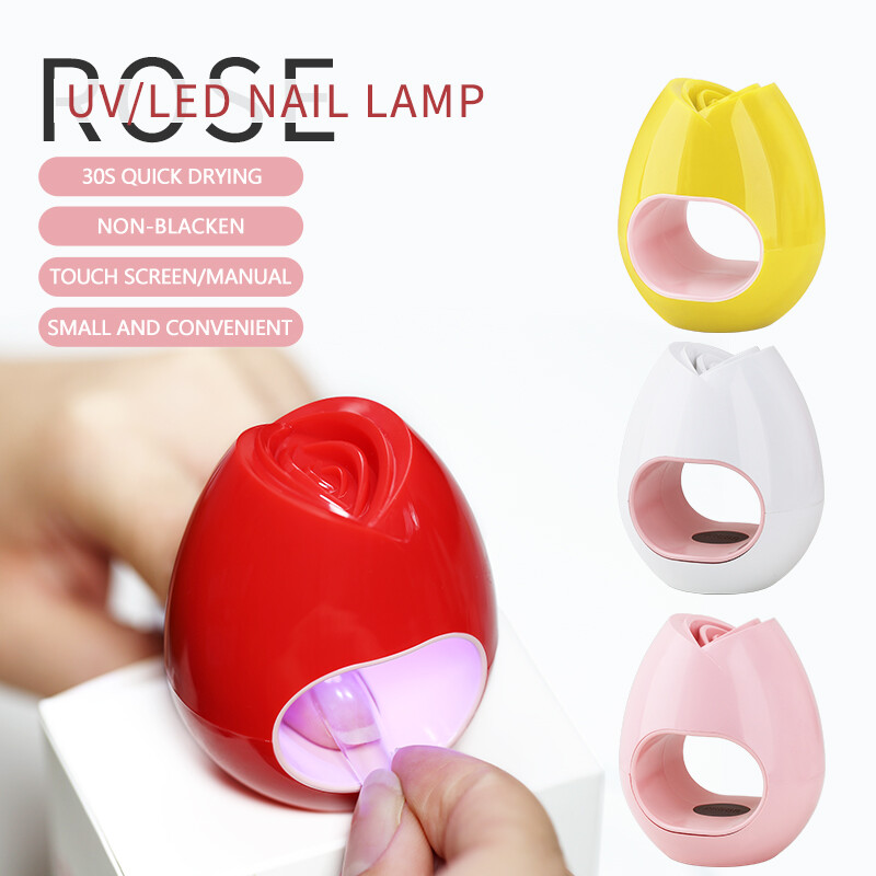 ArteClavo UV LED USB lempa Manikiūras Mini Nail 30S Greitas Džiovinimo Mašina Vieno piršto Nagų Dailės Įrankis Gelis Need Curing Rose Egg Fashion