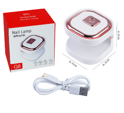 Φορητό στεγνωτήριο νυχιών UV Led Lamp Mini For Manicure Επαναφορτιζόμενο USB Quick Dry Nails Gel Gel Drying Lamp Nail Art Tool DIY