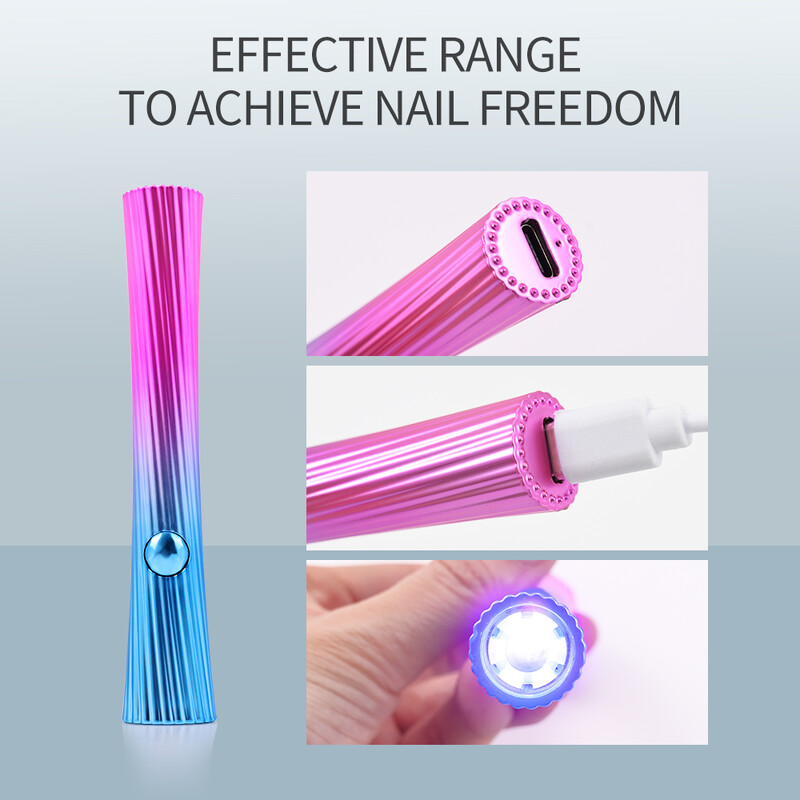 Φορητό στεγνωτήριο νυχιών UV Led Lamp Mini For Manicure Επαναφορτιζόμενο USB Quick Dry Nails Gel Gel Drying Lamp Nail Art Tool DIY