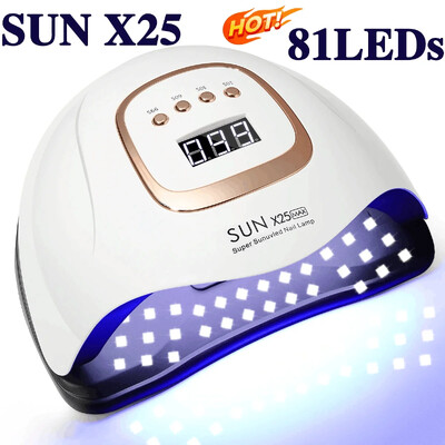 Big Power 380W UV Gel Nail Dryer Light LED για Gel Polish With 4 Timers Επαγγελματικά αξεσουάρ Nail Art Curing Gel Nails Toe