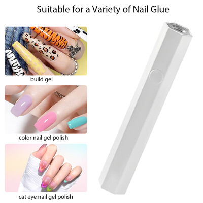 Prijenosna mini UV svjetiljka za nokte za gel lak Brzosušeća svjetiljka Olovka USB stroj za sušenje noktiju UV LED lampa za nokte za gel lak Alati