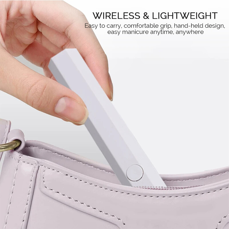 Prijenosna mini UV svjetiljka za nokte za gel lak Brzosušeća svjetiljka Olovka USB stroj za sušenje noktiju UV LED lampa za nokte za gel lak Alati