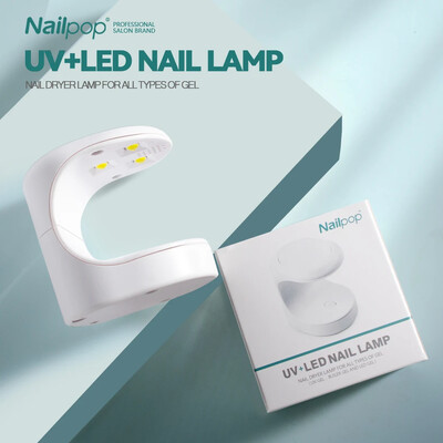 NAILPOP kis köröm lámpa szárító UV LED USB lámpa manikűr szárító gél lakk tojásforma tervező gép egyujjas köröm művészi eszközök