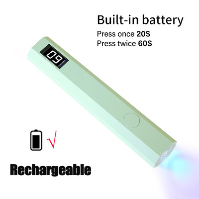 Φορητή φορητή μίνι λάμπα νυχιών CNHIDS για βερνίκι γέλης Quick Dry Φακός Στυλό USB Μηχάνημα στεγνωτήρα νυχιών UV LED Φωτιστικό νυχιών