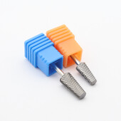 Nauja 1 vnt plokščia galvutė Profesionalus nagų dailės elektrinis gręžtuvas Manikiūro pedikiūro įrankių priedai Karbido nagų grąžtas