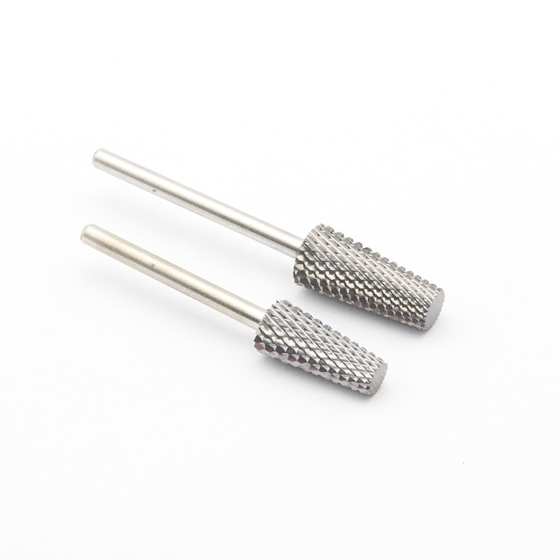 Nauja 1 vnt plokščia galvutė Profesionalus nagų dailės elektrinis gręžtuvas Manikiūro pedikiūro įrankių priedai Karbido nagų grąžtas