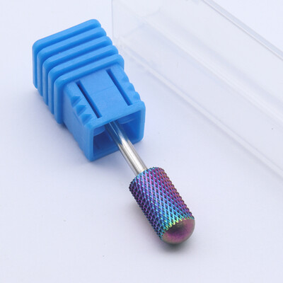 C0715 Τρυπάνι νυχιών Rainbow Carbide κωνικό φρέζα για μανικιούρ Αφαίρεση gel Acylics Εργαλείο νυχιών Αξεσουάρ τρυπανιού
