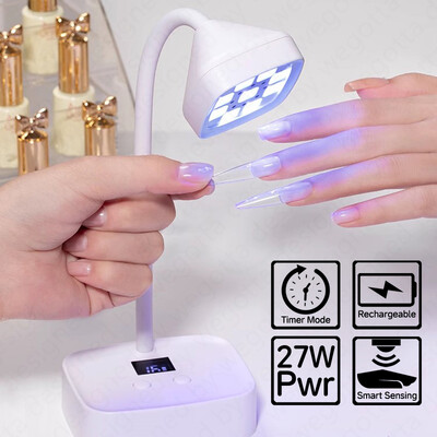 Sunuv Nail Dryer Cordless Flash Cure Λάμπα Led UV Light για Gel Nails, Επαναφορτιζόμενη Mini Sun UV Led λάμπα νυχιών Professional