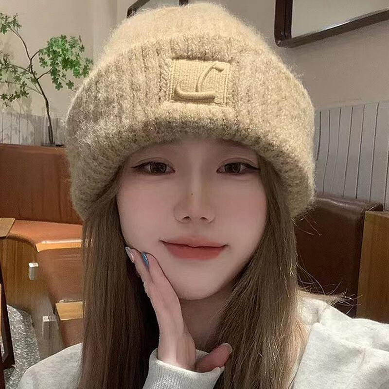 VISROVER Nouă pălărie caldă de iarnă pentru femei, solidă, de toamnă, din lână, pălărie confortabile, cel mai bine asortat cu capota moale, șapcă, cadou