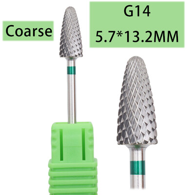 Πράσινο τρυπάνι καρβιδίου βολφραμίου καρφί φρεζαρίσματος Ηλεκτρικός εξοπλισμός μηχανής μανικιούρ Clean επιδερμίδας