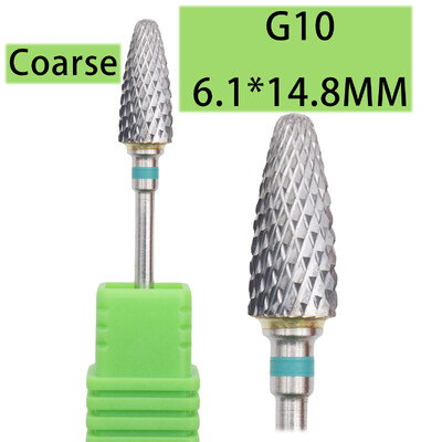 Πράσινο τρυπάνι καρβιδίου βολφραμίου καρφί φρεζαρίσματος Ηλεκτρικός εξοπλισμός μηχανής μανικιούρ Clean επιδερμίδας