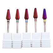 Μωβ Tornado Bit 3/32 Carbide Drill Drills Φρέζες για μανικιούρ Αφαίρεση τζελ Αξεσουάρ ηλεκτρικών λίμας